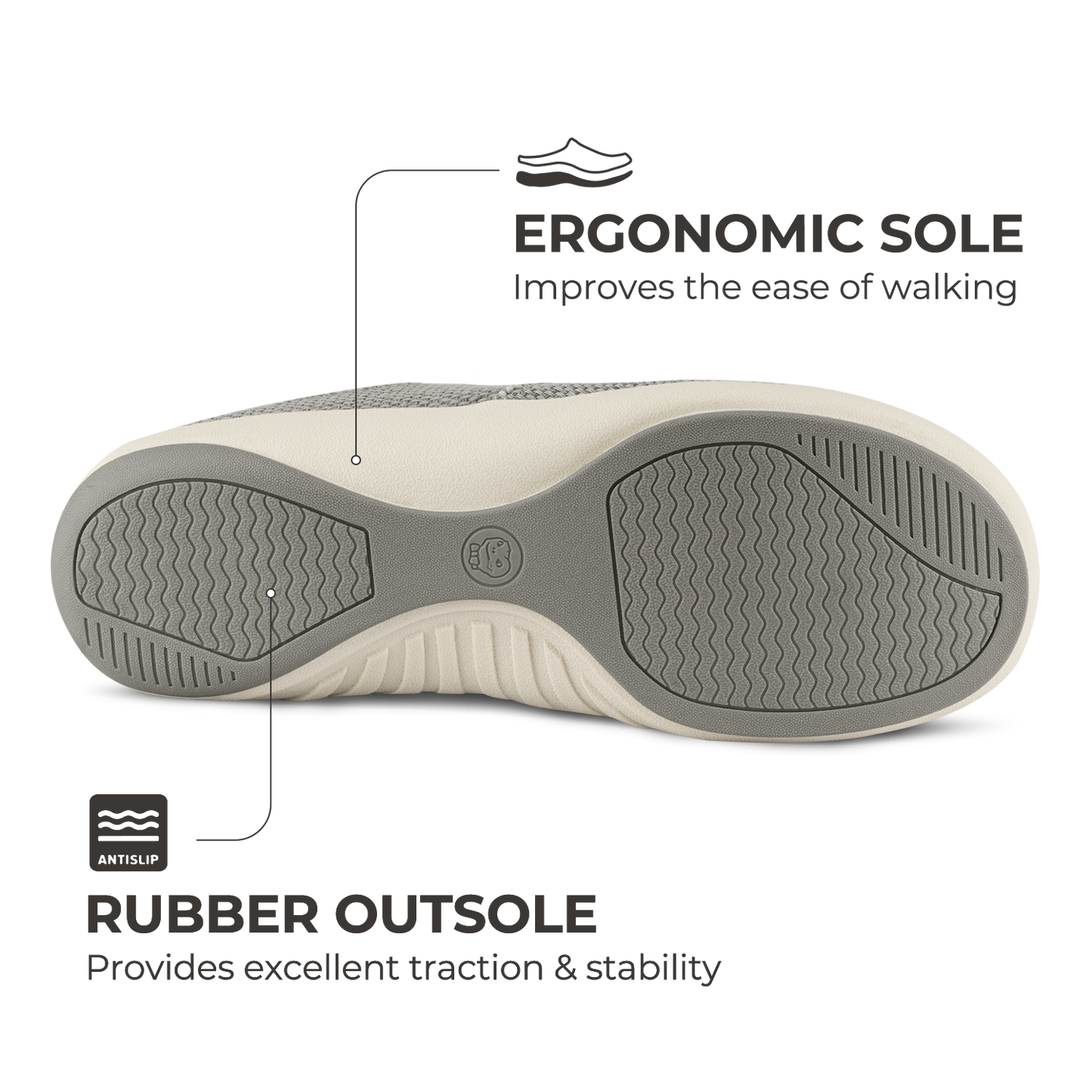 Men's Canvas Arch Support Slippers