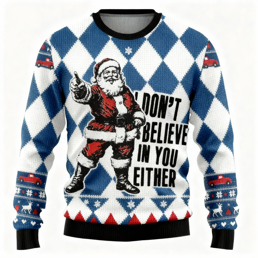 Ugly Christmas Sweater Party 2025 | Santa Claus Design Edition
