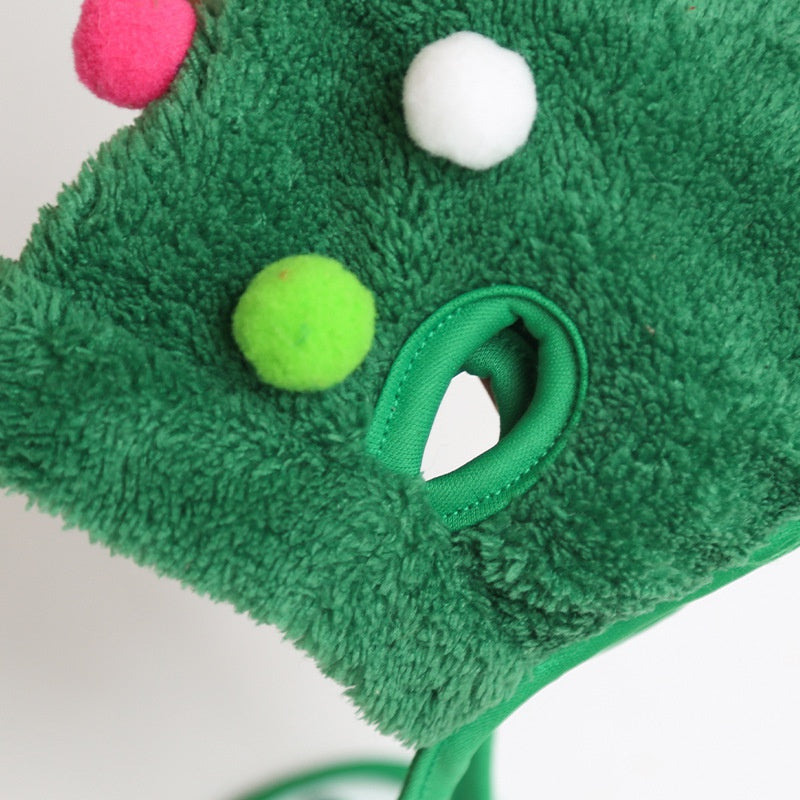 Festival Pet Super Cute Hat Costume Dogs Scarf Saliva Towel for Christmas Dress Set