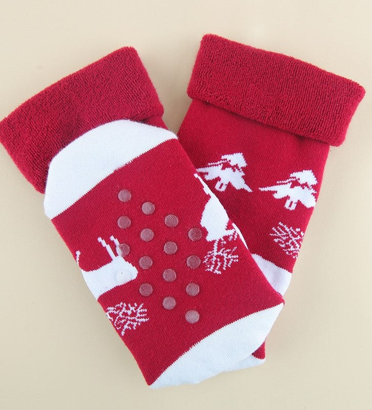 Christmas Socks Mid Calf Floor Socks