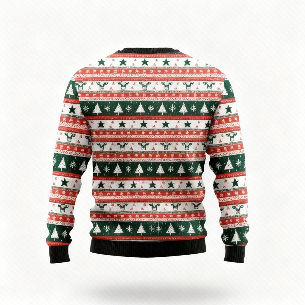 Funny Animal Print - Ugly Christmas Icon Mash-Up
