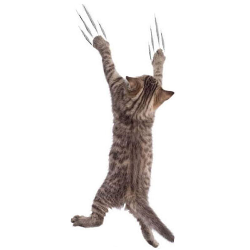 Cat Vivid 3D Smashed Switch Wall Sticker Bathroom Toilet Kicthen Decorative