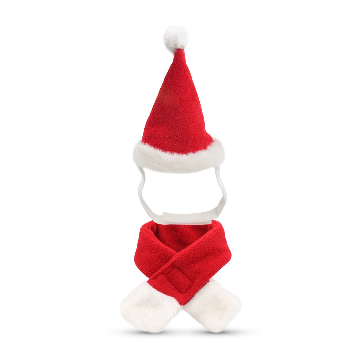 Pet Santa Hat with Scarf