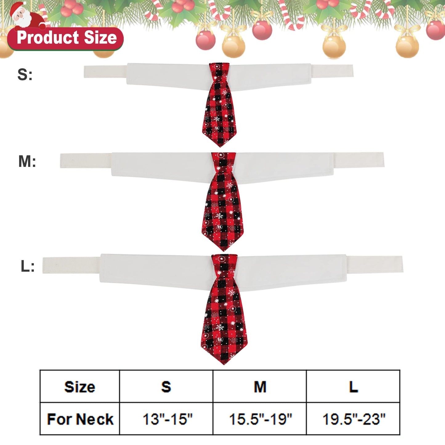 Christmas Dog Necktie Pet Tuxedo Christmas Dog Neck Tie Collar