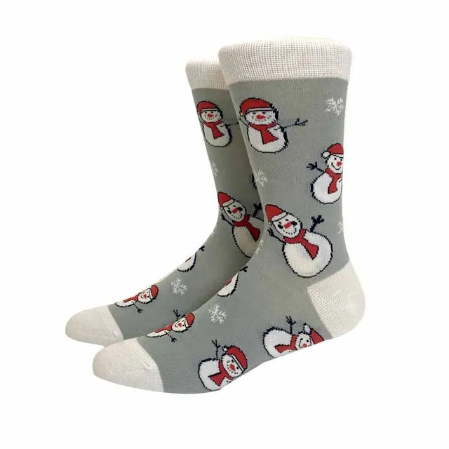 Santa Claus Elk Lovers Xmas Tree Happy New Year Funny Socks