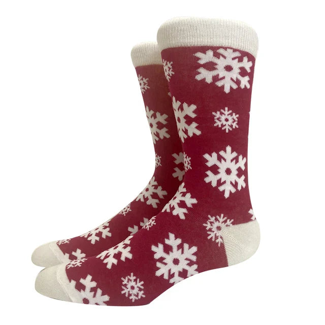 Santa Claus Elk Lovers Xmas Tree Happy New Year Funny Socks