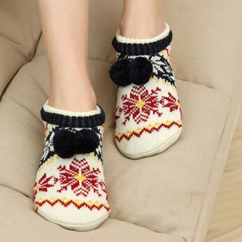 Floor Socks Non-Slip Bottom Thickening Adult Unisex Household Socks Indoor Socks Grey