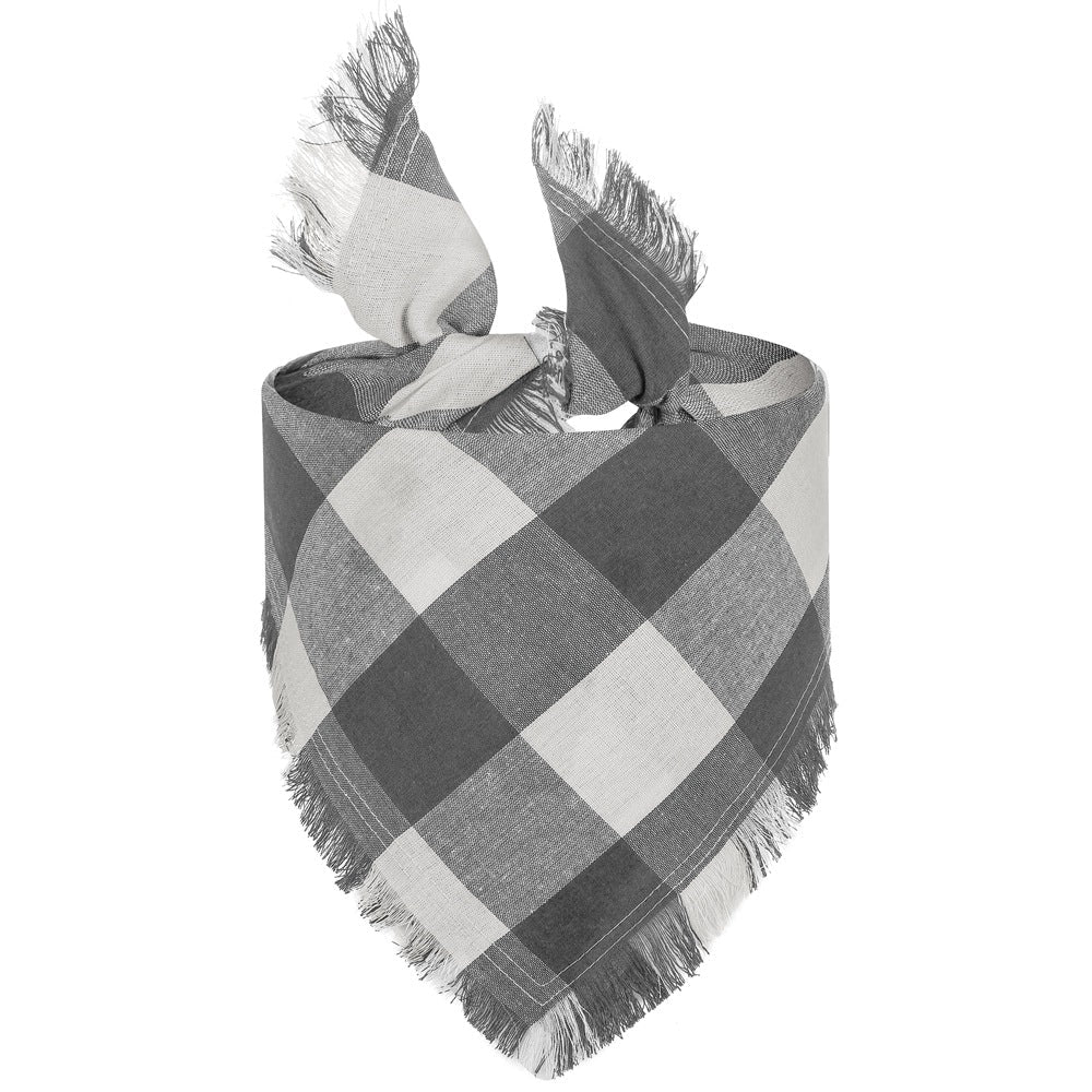 Christmas Dog Bandanas with Tassels Edges