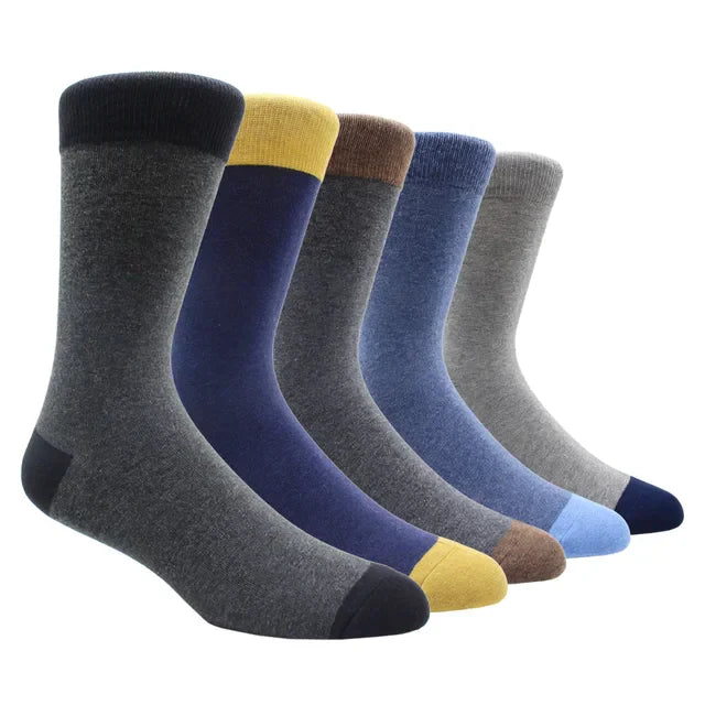 Larger Size 41-48 Casual Fashion Cotton Funny Long Women&Men Socks Contrast Color Rainbow Stripe