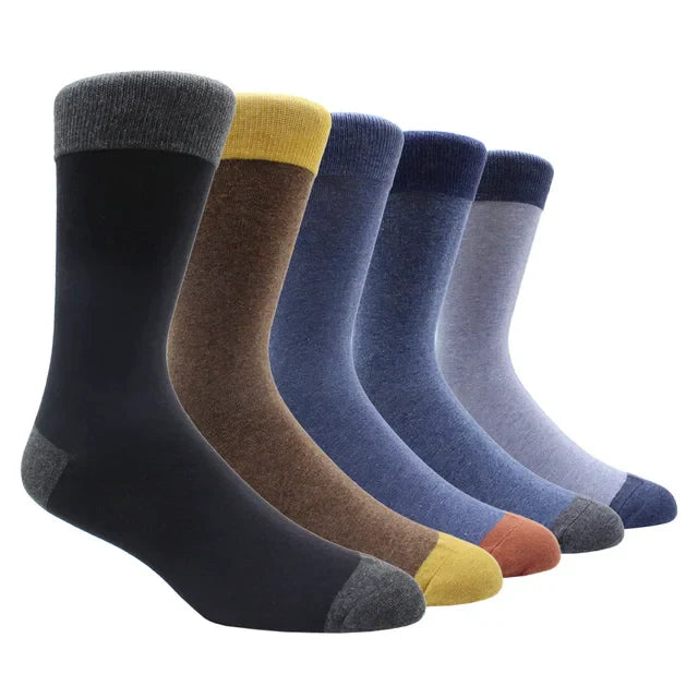 Larger Size 41-48 Casual Fashion Cotton Funny Long Women&Men Socks Contrast Color Rainbow Stripe