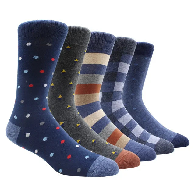 Larger Size 41-48 Casual Fashion Cotton Funny Long Women&Men Socks Contrast Color Rainbow Stripe