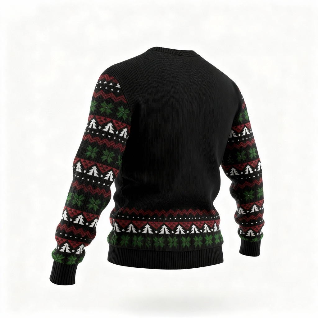 Quirky, Cozy & Festive: The Wacky Santa Print Christmas Jumper