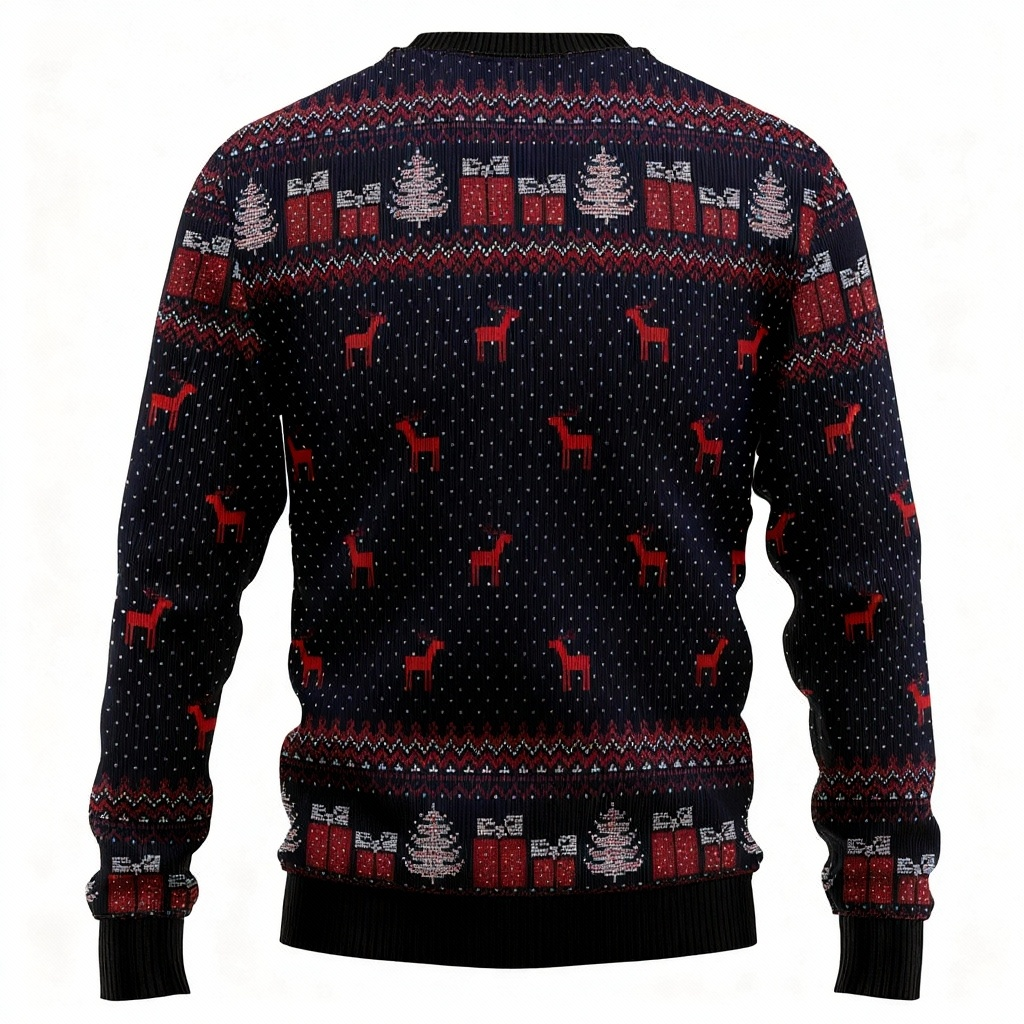 Santa Claus Print - Holiday Iconography Ugly Sweater