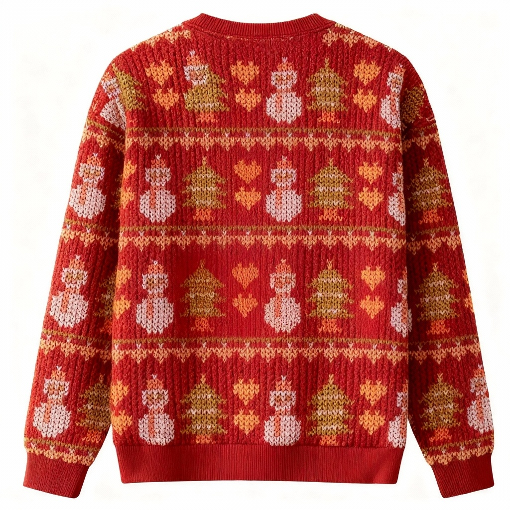 Softest Unisex Playful Santa Claus Christmas Sweater - Ugly Holiday Party Jumper