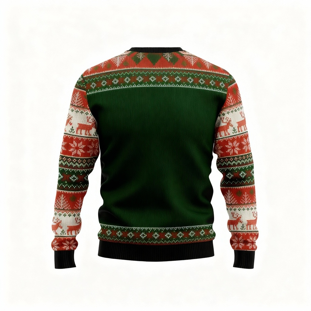 Funny Pattern Design - Festival of Holiday Prints Ugly Sweater