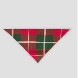 "We are Family" 2024 Christmas Wreath - Black Top with Red & Green Plaid Pants Family Matching Pajama