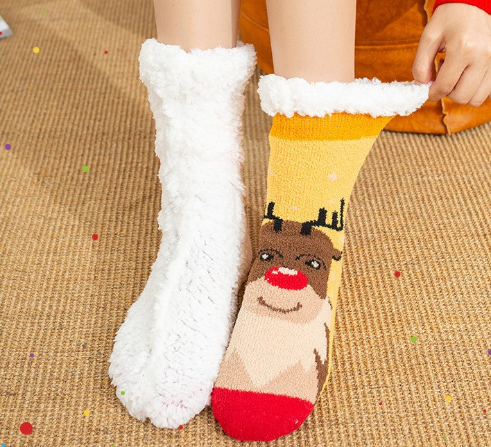 Christmas Sleeping Socks Thick And Warm