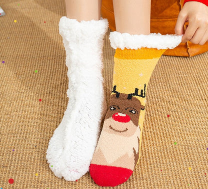 Christmas Sleeping Socks Thick And Warm