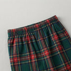 Family Plaid Button-Front Pajamas Sets