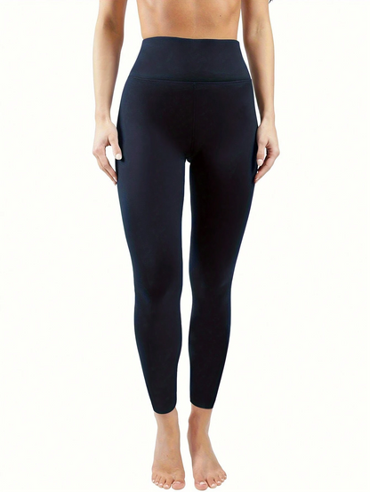 Women's Fleece Lined Solid Color Leggings