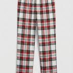Family Red Plaid Button-Front Pajamas Set