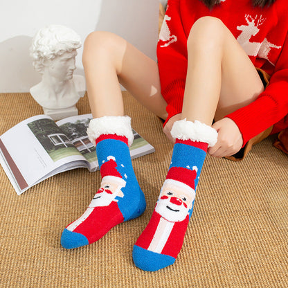 Christmas Sleeping Socks Thick And Warm
