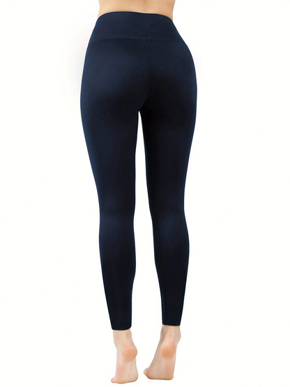 Women's Fleece Lined Solid Color Leggings