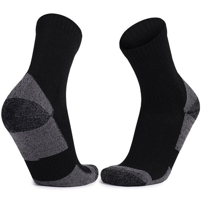 Men's Mid-Calf Wool Socks for Autumn and Winter Snow Activities