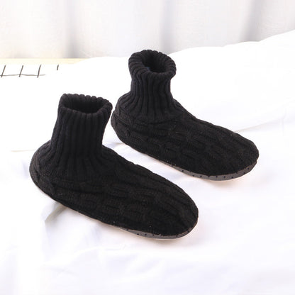Winter Comfort Elevated Soft Sole Floor Socks For Women  Cozy Non-Slip Indoor Socks Ankle Socks