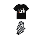 Let it Snow Snowman Couple Christmas Pajamas Set