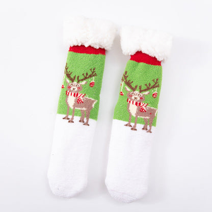 Christmas Sleeping Socks Thick And Warm