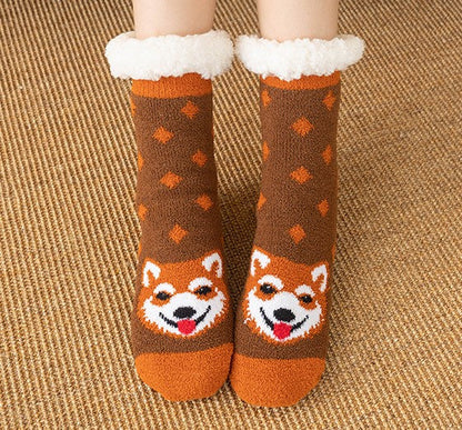 Christmas Sleeping Socks Thick And Warm