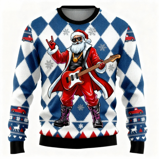 Ugly Christmas Sweater Party 2025 | Rock Santa Edition