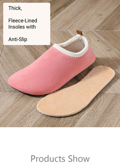 Cozy Winter Floor Shoes Unisex Thick Non-Slip Indoor Home Socks