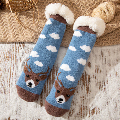 Christmas Sleeping Socks Thick And Warm