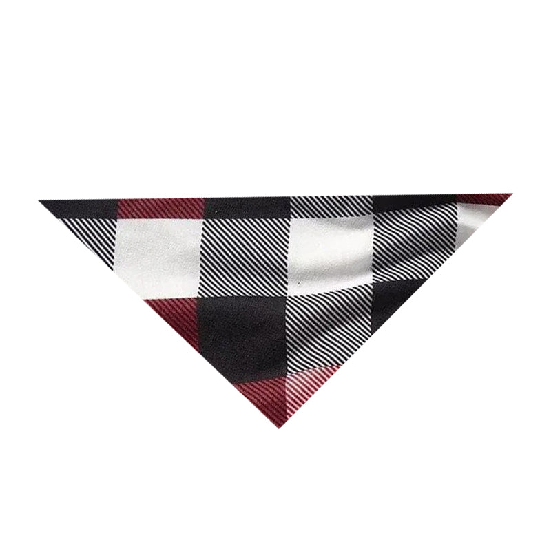 "Christmas With My Tribe" Pattern Ⅱ - Red&Black&White Plaid  Matching Pajamas