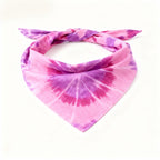 Holiday Couple Button-Up Pink Tie-dyed Christmas Pajamas Set