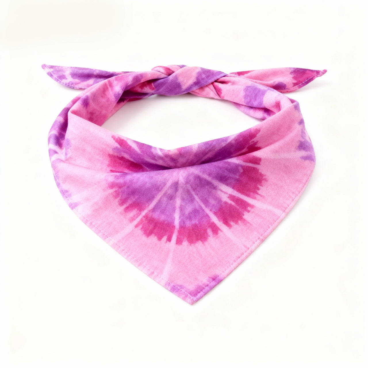 Holiday Couple Button-Up Pink Tie-dyed Christmas Pajamas Set