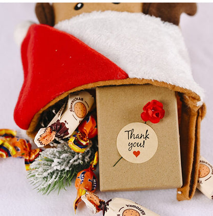 Cute Dog with Bone Christmas Stockings