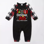 "Family Christmas 2025 Making Memories Together" Pattern Ⅲ- Red&Black&White Plaid  Matching Pajamas
