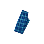 "Family Christmas 2025 " Text Print Blue Long Sleeve Top With Blue Plaid Family Matching Pajamas