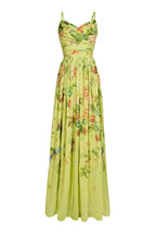 Chiffon Floral Sleeveless Maxi Dress