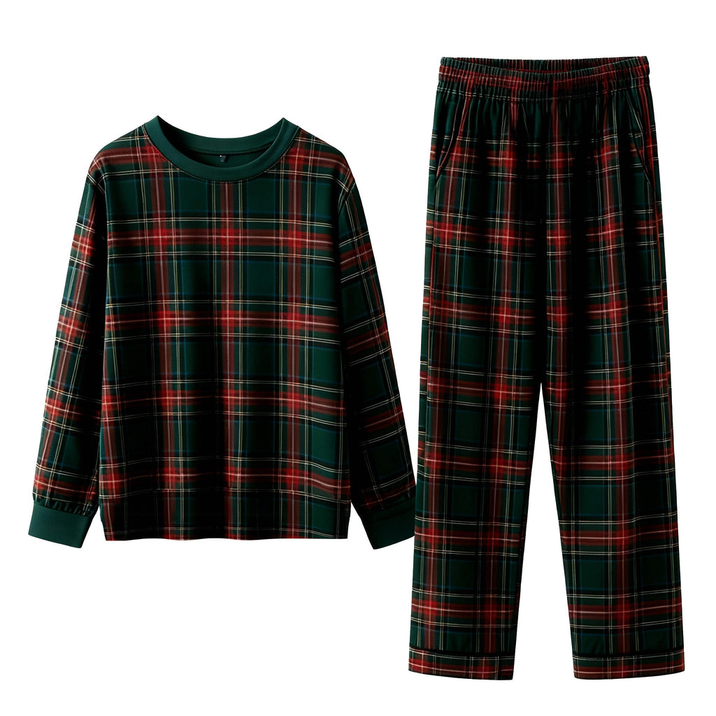 Holiday Family Plaid Matching Pajamas Set