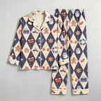 Easy-Wear Button-Down Cotton Family Matching PJs