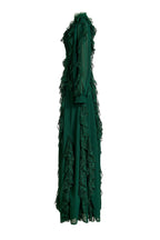 Lace Splicing Chiffon Maxi Dress