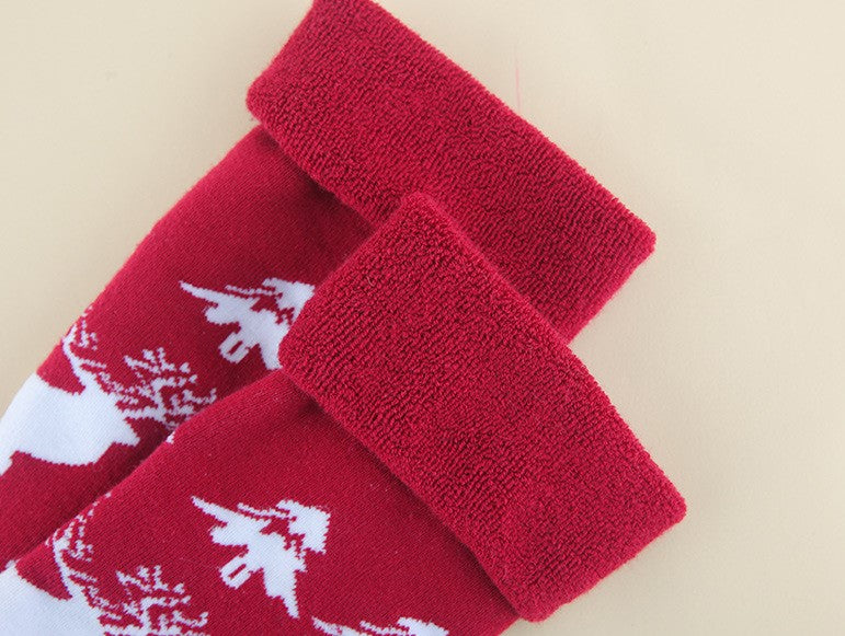 Christmas Socks Mid Calf Floor Socks