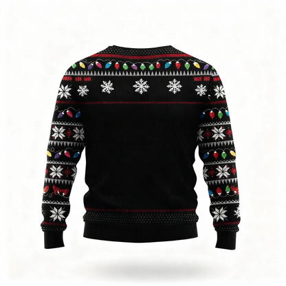 Xmas Animal & Present Print - Ugly Christmas Icon Mash-Up Ugly Sweater