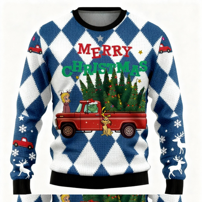 Ugly Christmas Sweater Party 2025 | Xmas Car Pattern Edition