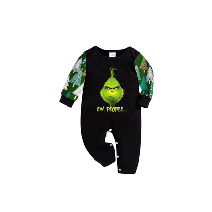Grinch Ew, People..... Family Christmas Pajamas ¡§C Christmas Tree Print
