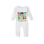 "Family Christmas 2024 Making Memories Together" Printed Red & Green Plaid Family Matching Pajamas